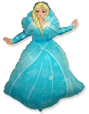 Produktbild von Folienballon "Schneekönigreich"-Prinzessin, 60 cm - Flexmetal