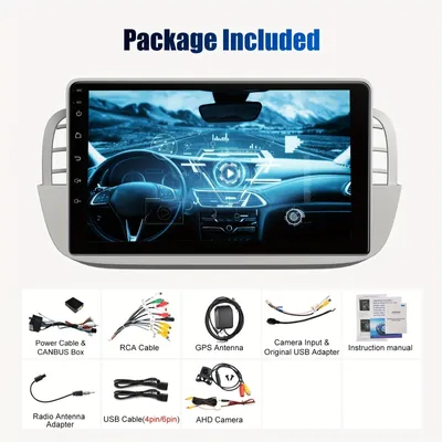 Produktbild von Multimedia-Autoradio – Autoradio – Navigationssystem – Touchscreen-Radio – Android 14