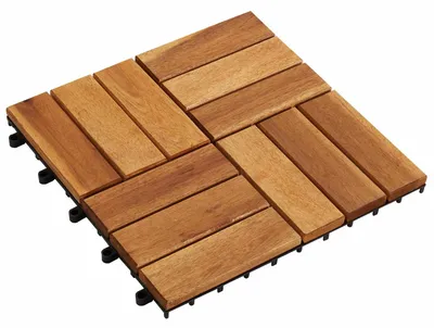 Zdjęcie produktu dla Płytki tarasowe vidaXL, 10 szt., brązowe, 30 x 30 cm, twarde drewno akacjowe