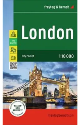 Image de Londres, carte de la ville 1:10 000, freytag & berndt