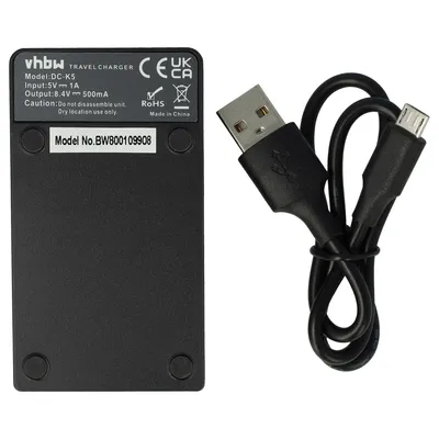 Produktbild von vhbw USB-C Ladegerät kompatibel mit Fujifilm X-T30, X-T30 II Kamera - Ladeschale + USB-C Kabel Ladeanzeige