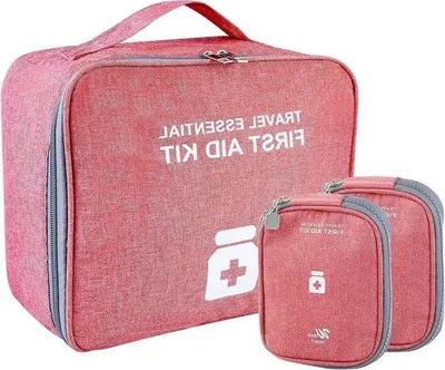 Productafbeelding van Reismoedertas voor medicijnen - 3 stuks. Reisapotheek met grote capaciteit