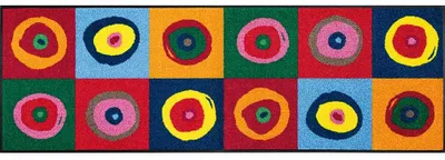 Immagine prodotto di Zerbino lavabile Sergej - colorato circa 60 x 180 cm Tappeto lavabile+asciugabile