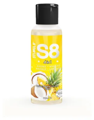 Image de Stimul8 - Lubrifiant Dessert Pina Colada 4 En 1 S8 125 Ml