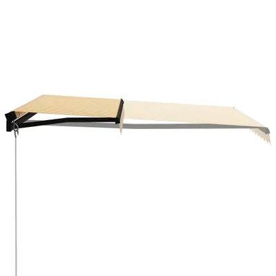 Immagine prodotto di Tenda da Sole Retrattile Manuale 300x250 cm Gialla e Bianca