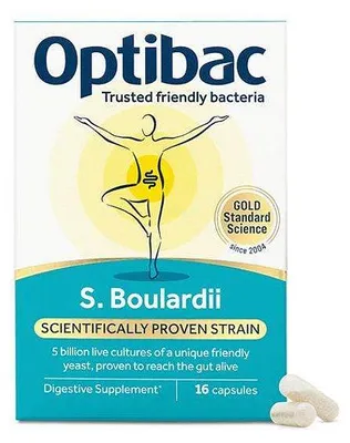 Produktbild von Saccharomyces Boulardii (Probiotika p?i nadm?rném vyprazd?ování) 16 kapslí