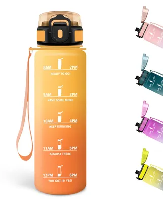 Produktbild von Trinkflasche 500ML BPA-frei auslaufsicher Sport Wasserflasche Camping Schule