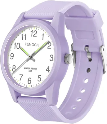 Produktbild von Analoge Kinderuhr wasserdicht 5ATM für Jungen Mädchen Lernuhr leicht ablesbar mit TPU Armband robuste Uhr Geschenk für Kinder 4-12 Jahre