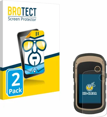 Produktbild von 2x Für Garmin eTrex 32x / 30x / 30 / 20x / 20 / 10 Schutzfolie BROTECT Displayschutz Display Schutz Folie Klar Transparent