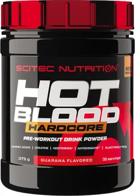 Produktbild von Scitec Nutrition Hot Blood Hardcore Powder 375g Dose Guarana