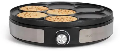 Pfannkuchenpfanne 33 cm, 1500 W, umkehrbare Platte, Antihaft