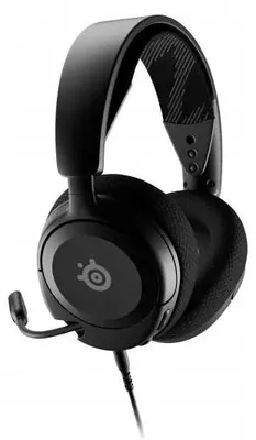 Zdjęcie produktu dla Słuchawki gamingowe SteelSeries Arctis Nova 1, czarne, złącze 3,5 mm, kompatybilne z PC i PS5, model 61606