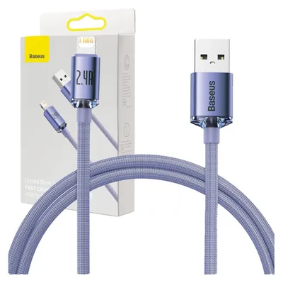 Image de Baseus Crystal Shine 2 m Violet