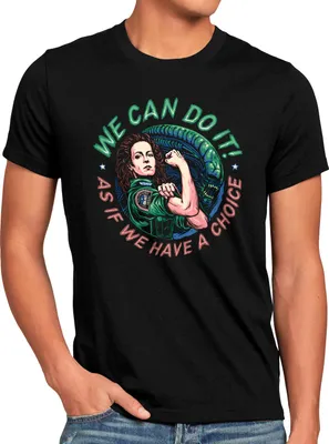 Produktbild von style3 We Can Do It Herren T-Shirt ripley alien xenomorph nostromo