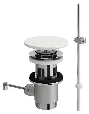 Produktbild von LAUFEN Laufen Ablaufventil KARTELL mit Zughebel weiß