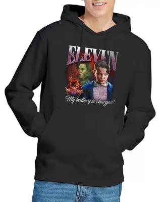 Productafbeelding van Stranger Things, hoodie ter ere van Eleven, uni, zwart, maat S