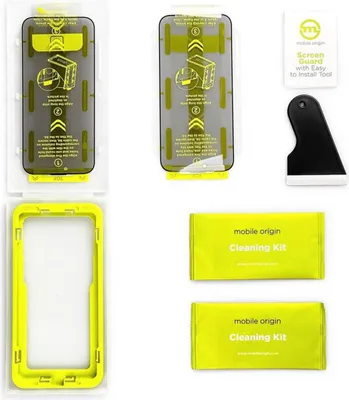 Produktbild von Mobile Origin SGA-FP-I16PRO-2PK, Apple, iPhone 16 Pro, Kratzresistent, Fallbeständig, Schlagfest, Wasserdicht, Ölbeständig, Transparent, 2 Stück(e)