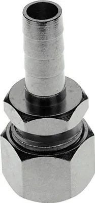 Produktbild von Quetschverschraubung, Compression fitting - Edelstahl, mit Schlauchtülle für Bierschlauch NW 7 mm
