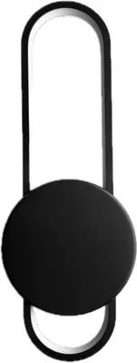 Obrázok produktu pre Elyptica - moderná nástenná lampa 40 cm LED čierna