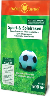 Produktbild von Wolf-Garten Sport- und Spielrasen Samen LG 500, 372021
