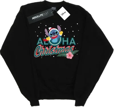 Produktbild von Disney - "Aloha" Sweatshirt für Herren BI30703 (S) (Schwarz)