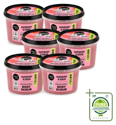 Produktbild von 6 x Organic Shop Bodyscrub Raspberry & Sugar - 250 ml - Großpackung - 6 Stücke