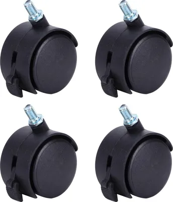 Image de 4pcs 2in Universal Casters avec frein à main
