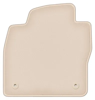 Produktbild von Fahrermatte Velours für Skoda Fabia IV 2021- (Schrägheck) – 1-tlg, Beige, passgenau – Wielganizator FORTUNA