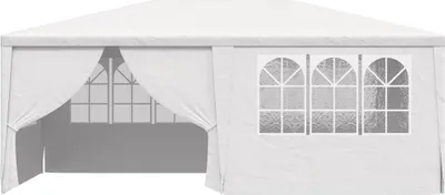 Produktbild von vidaXL Profi-Partyzelt mit Seitenwänden 4×6 m Weiß 90 g/m²