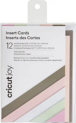 Produktbild von Cricut 2007257 - Gemischte Farben - Monochromatisch - A2 (420 x 594 mm) - Texturiert - 12 Blätter