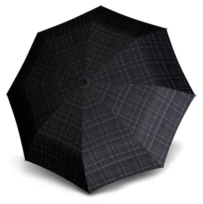 Image de Knirps parapluie de poche parapluie S.570 Large Automatic Men's Prints Check noir multicolore