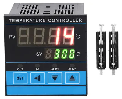 Imagen del producto de Controlador de temperatura inteligente, regulador digital PID, relé SSR, salida 0-400°C, AC220V