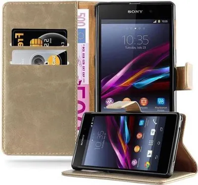 Obrázek produktu pro Cadorabo DE-107524, Sony, Sony Xperia Z1, Hnědá