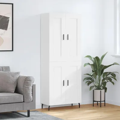 Produktbild von vidaXL Highboard Weiß 69,5x34x180 cm Holzwerkstoff