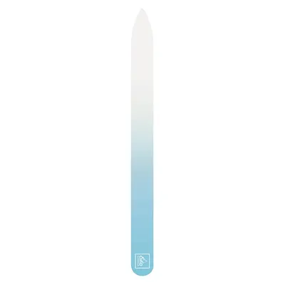Zdjęcie produktu dla ERBE SOLINGEN Szklany pilnik do paznokci w etui 19664 niebieski, 14 cm