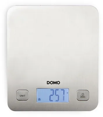 Immagine prodotto di Bilancia da cucina elettronica 5kg-1g bianca Domo DO9239W