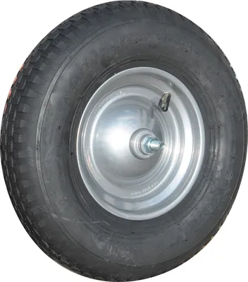 Produktbild von Luftrad D.400mm Radbreite 100mm m.Schlauch,Achse MÜBA