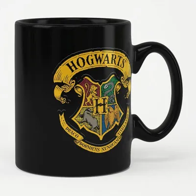 Produktbild von Harry Potter Tasse Unisex Hogwart's Crest schwarz Standard