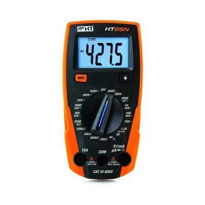 Immagine prodotto di HT Instruments HT25N Hand-Multimeter digital CAT III 600 V Anzeige (Counts): 2000 (1010170)