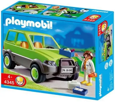 Produktbild von PLAYMOBIL Vet with Car, Kunststoff, Multi