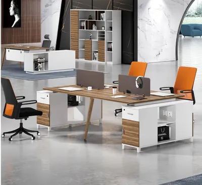 Immagine prodotto di Scrivania Mobili Attrezzature per call center 4 postazioni di lavoro Scrivania
