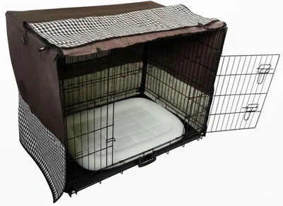 Produktbild von MyPets® Komplettset SAFE Schaffell Größe XL Hundegitterbox Hundetransportbox Hundekäfig Hund Box