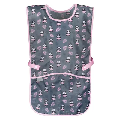 Produktbild von Kinderschürze Mädchen Kochschürze Kinder, Schürze Malschürze Bastelschürze für Kinder (Panda)