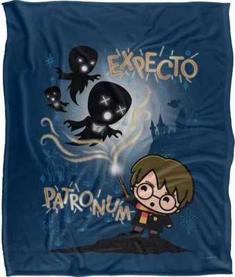 Obrázek produktu pro Harry Potter - Deka "Expecto Patronum", "Chibi" TV18570 (Jedna velikost) (Barevná)