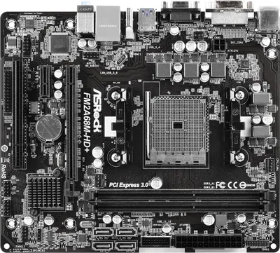 Immagine prodotto di Scheda Madre Asrock Fm2a68m-hd+ Socket Amd Fm2+ 2 Slot Ddr3 Matx Micro-atx