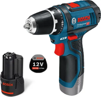 Image de Perceuse-visseuse sans fil GSR 12V-15 Bosch / 1x batterie 3,0 Ah