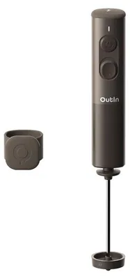 Obrázek produktu pro Outin OTMF-LG-01-TB Ręczny spieniacz do mleka, Napěňovač, OutIn, Outin Nano i Mino, Tmavě hnědá, Nerezová ocel, Silikon, Hliník, 1 kusů