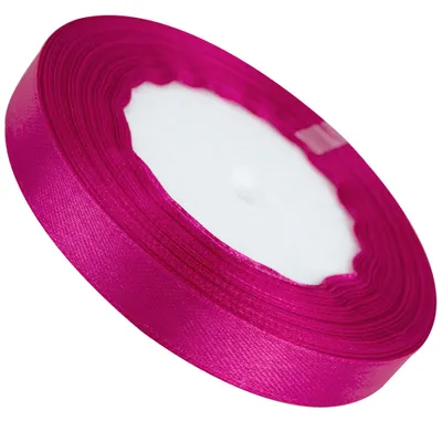 Produktbild von Satinband 12 mm - Fuchsie - 32 lfm