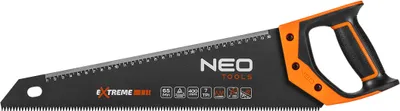 Produktbild von NEO TOOLS Handsäge Säbelsäge mit Blattlänge 400-450 mm, 7 TPI, PTFE-Bezug, Zweikomponentengriff, dreiseitig geschärfte, gehärtete Zähne, Rheinland Zertifikat (400mm)