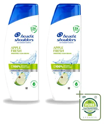 Obrázok produktu pre 2 balenia šampónu Head & Shoulders Apple Fresh, 250 ml – veľké balenie